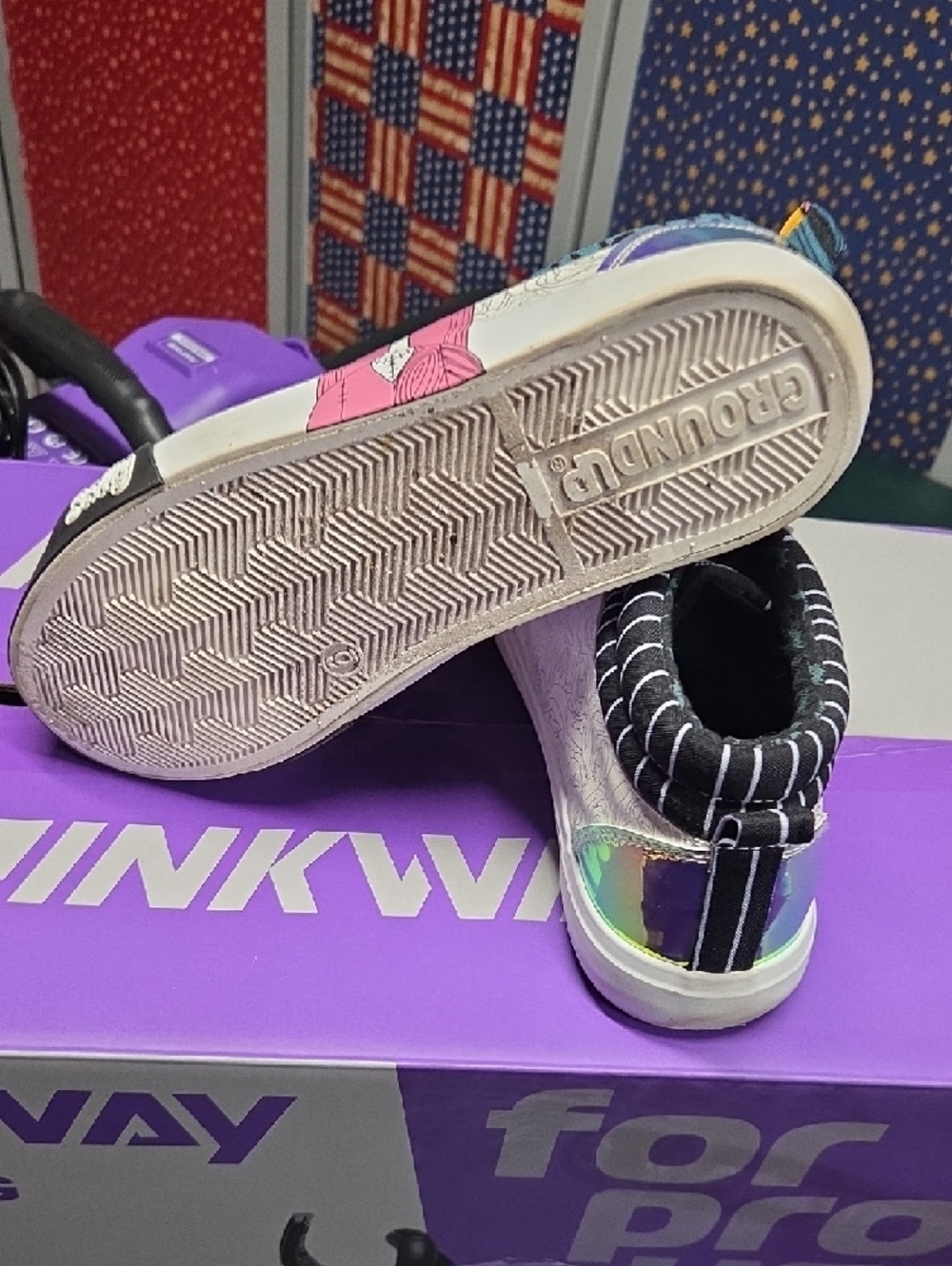 The Nightmare Skate High-Top Kids Shoes in Multicolor - Platform Style - Picture 9 of 9